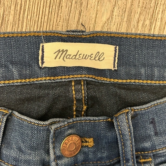 Madewell Women's 10” High Rise Roadtripper Dark Blue Skinny Jeans - Picture 2 of 8